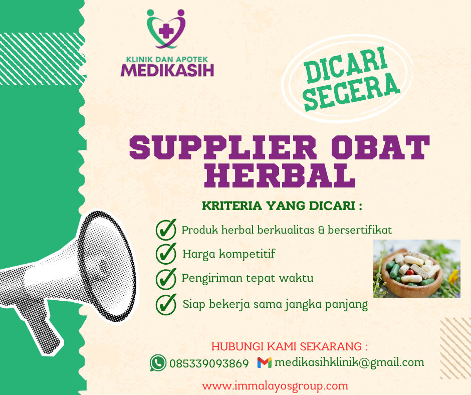 Dicari Segera Supplier Obat Herbal