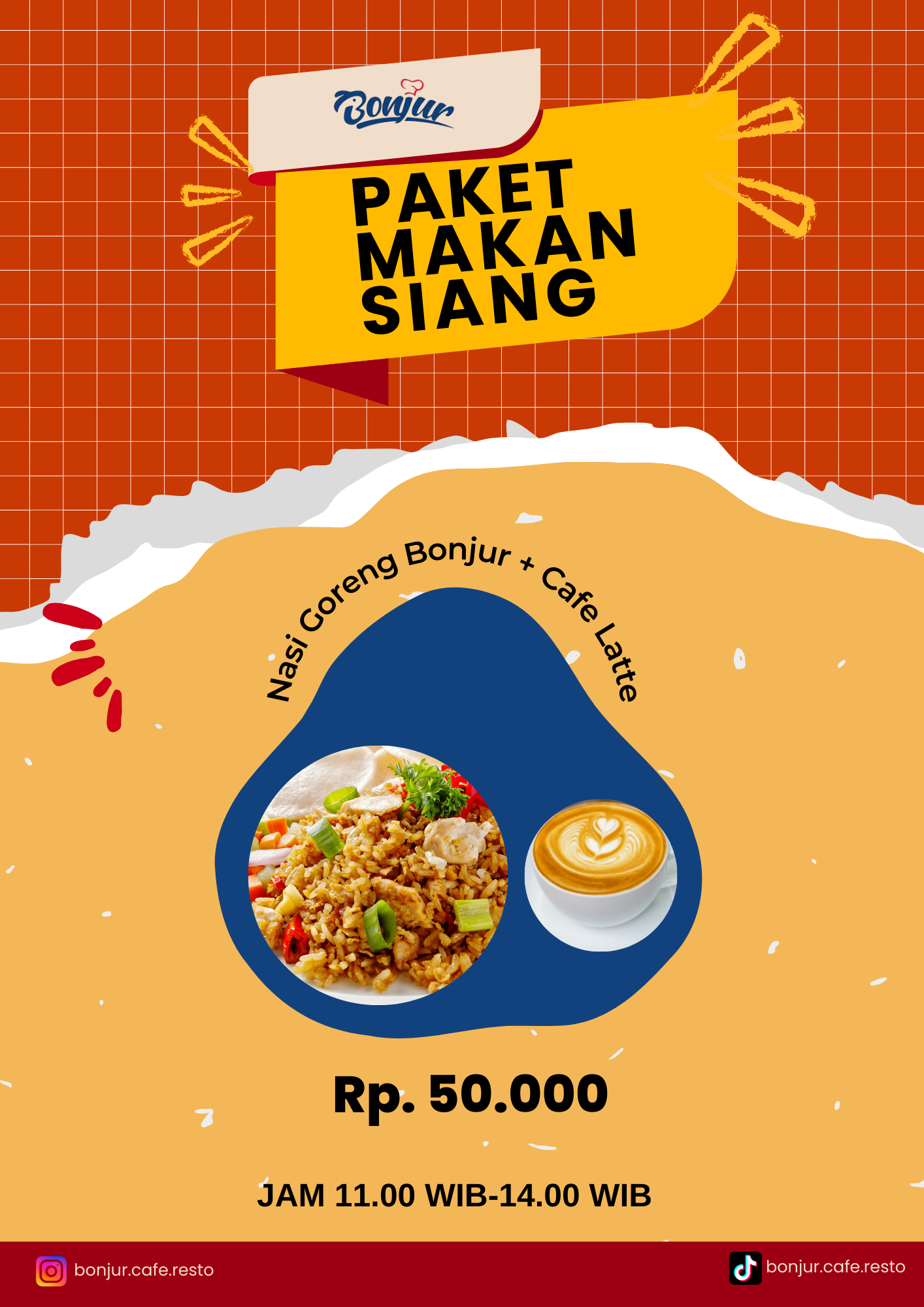 Paket Makan Siang Bonjur Cafe & Resto